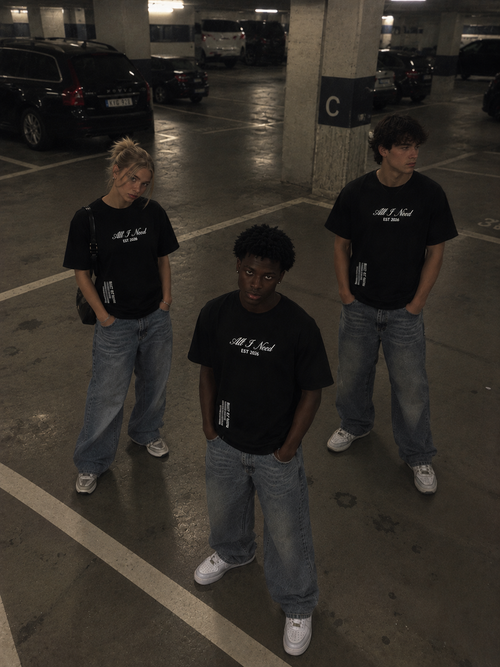 "All I Need" Black Tee (Pre-Order)