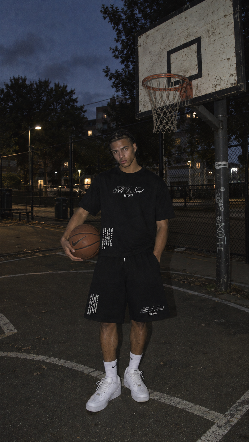 "All I Need" Black Tee (Pre-Order)