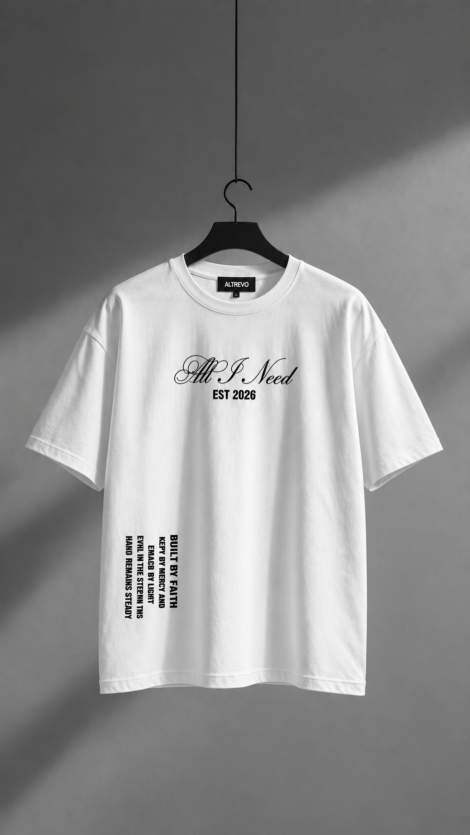 "All I Need" White Tee (Pre-Order)