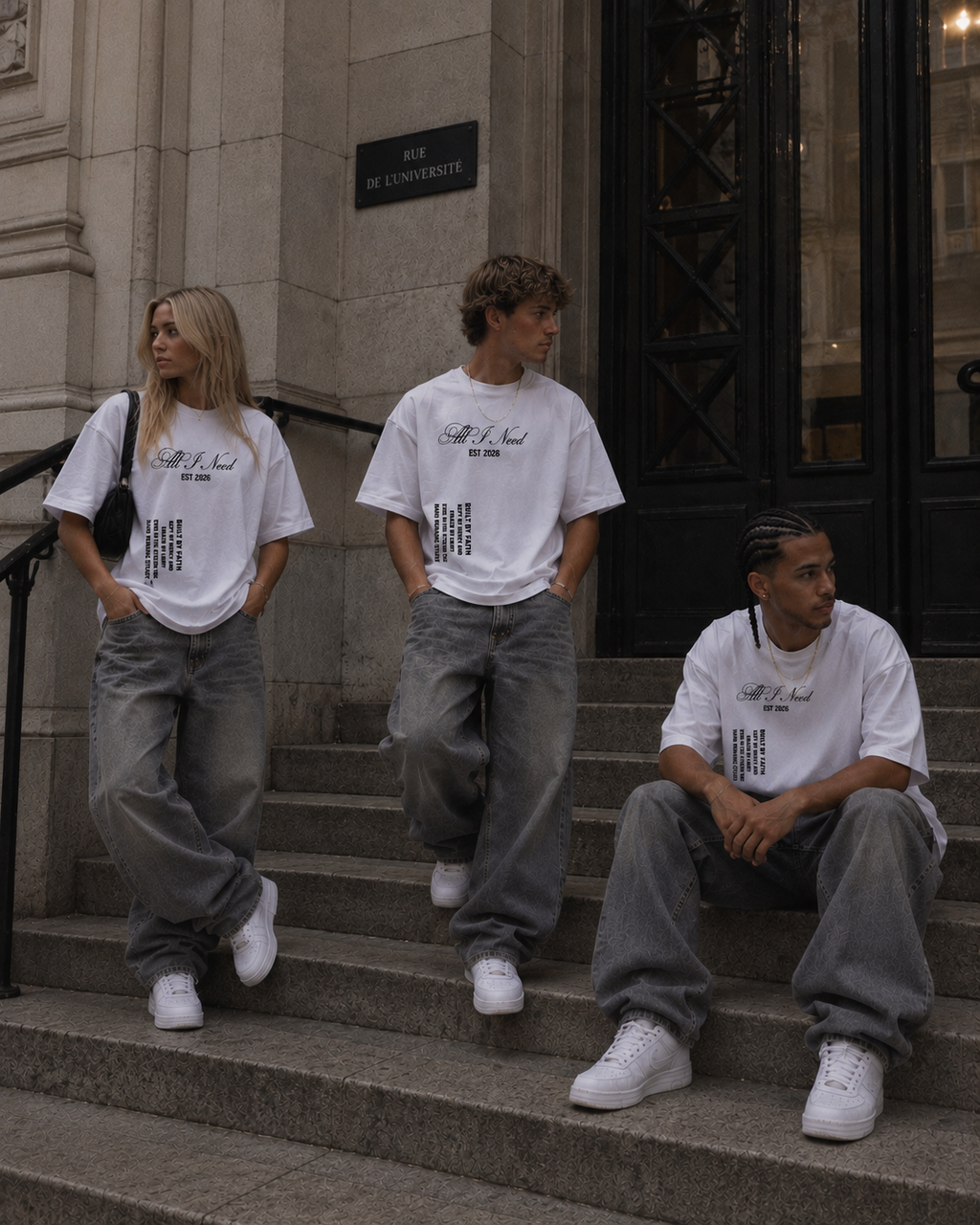 "All I Need" White Tee (Pre-Order)
