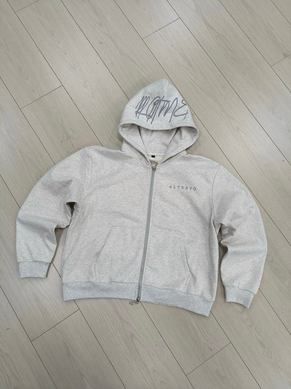 ALL OF ME ZIP HOODIE — GREY (Pre-Order)