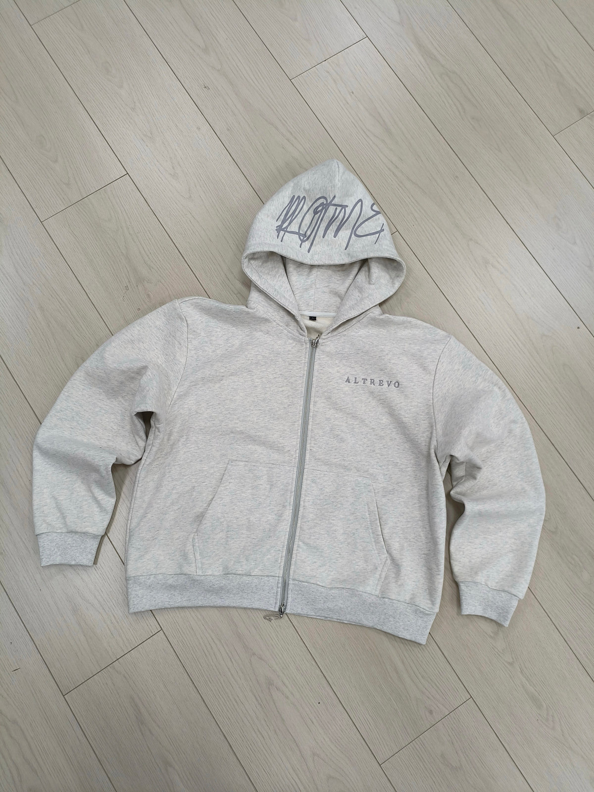 ALL OF ME ZIP HOODIE — GREY (Pre-Order)