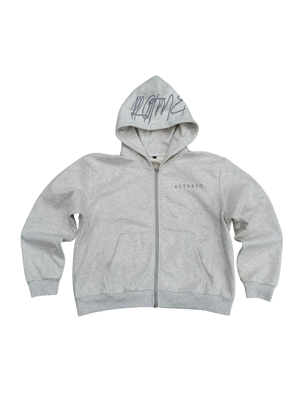 ALL OF ME ZIP HOODIE — GREY (Pre-Order)