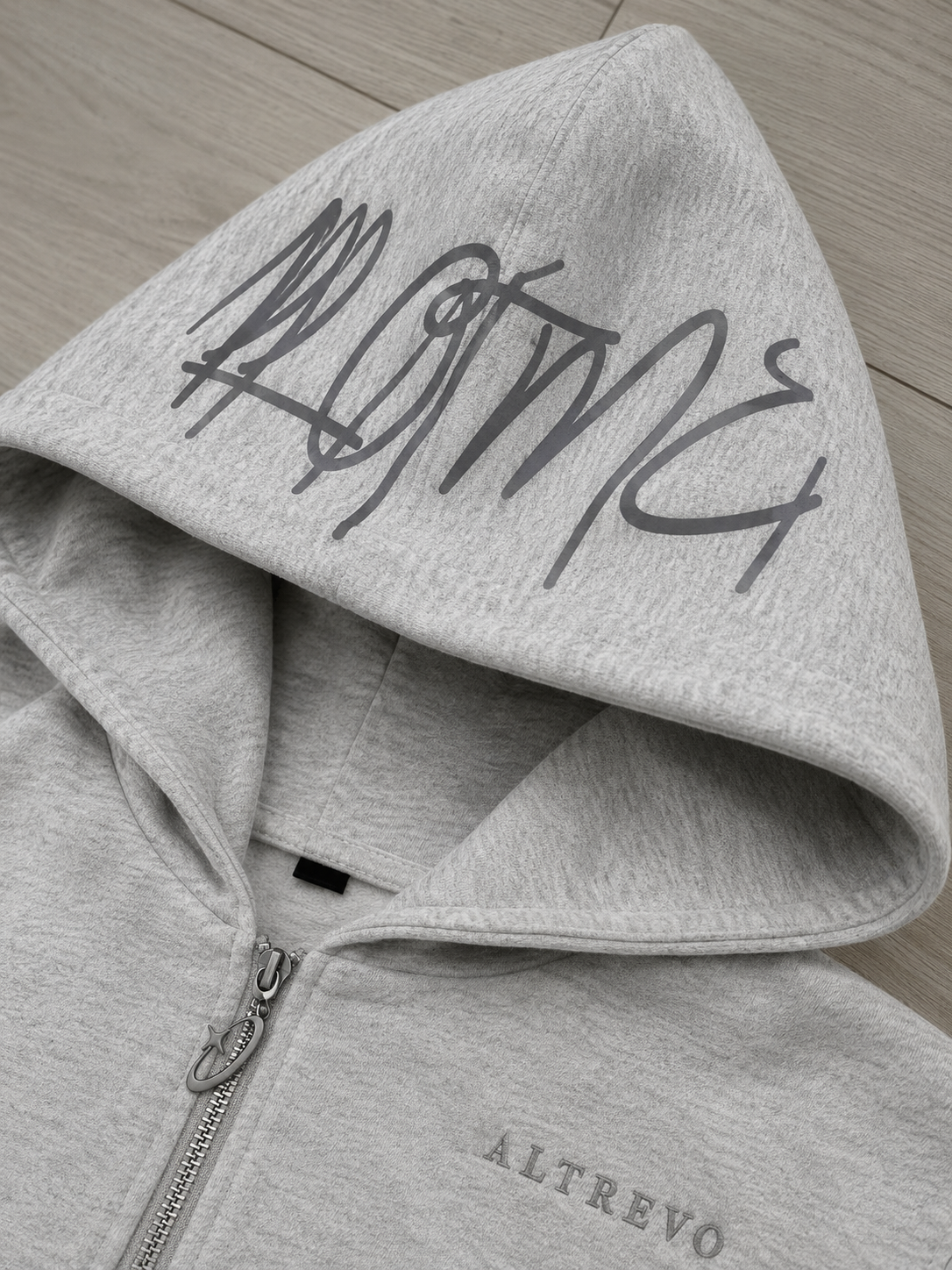 ALL OF ME ZIP HOODIE — GREY (Pre-Order)