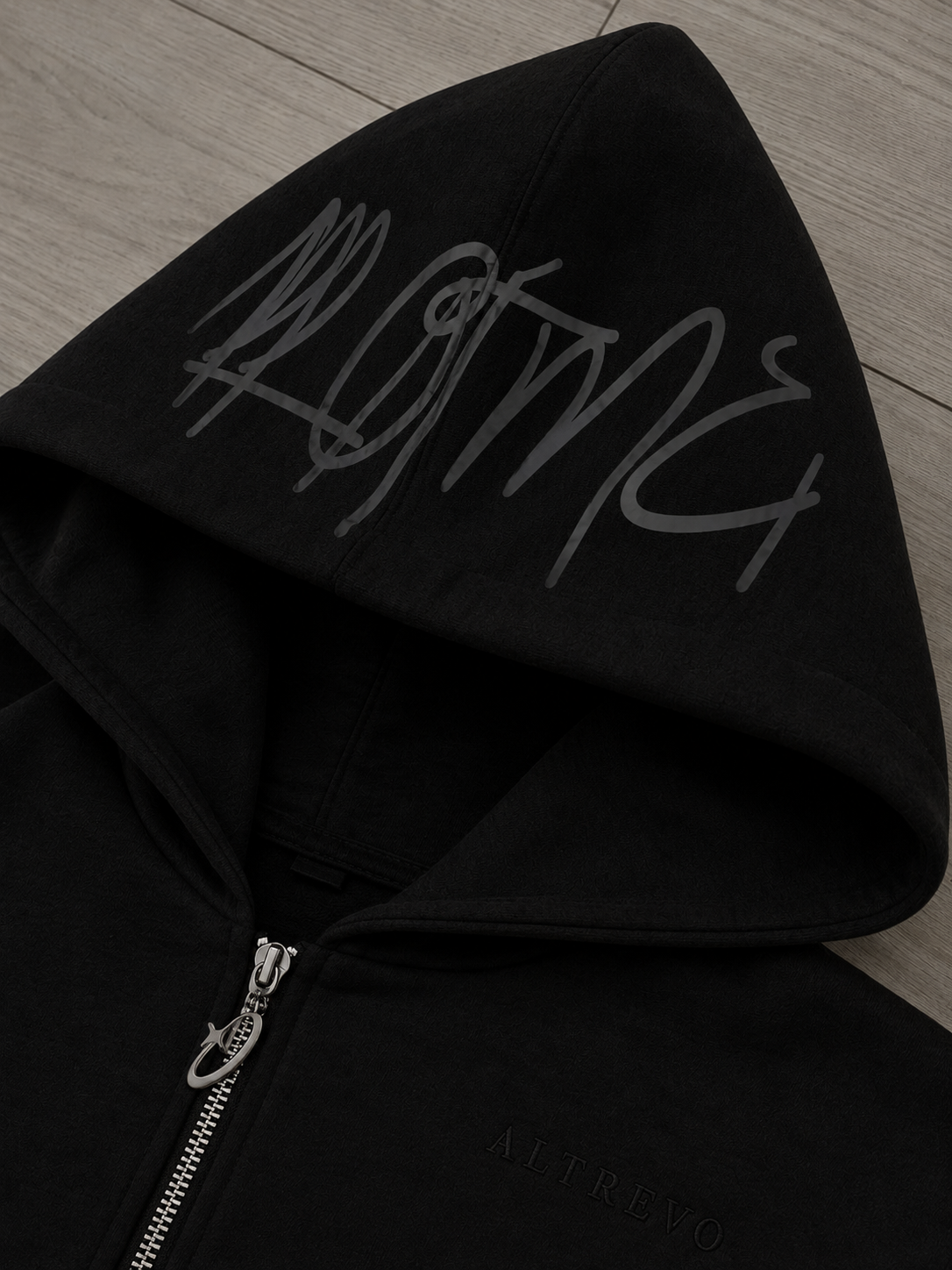 ALL OF ME ZIP HOODIE — BLACK (Pre-Order)