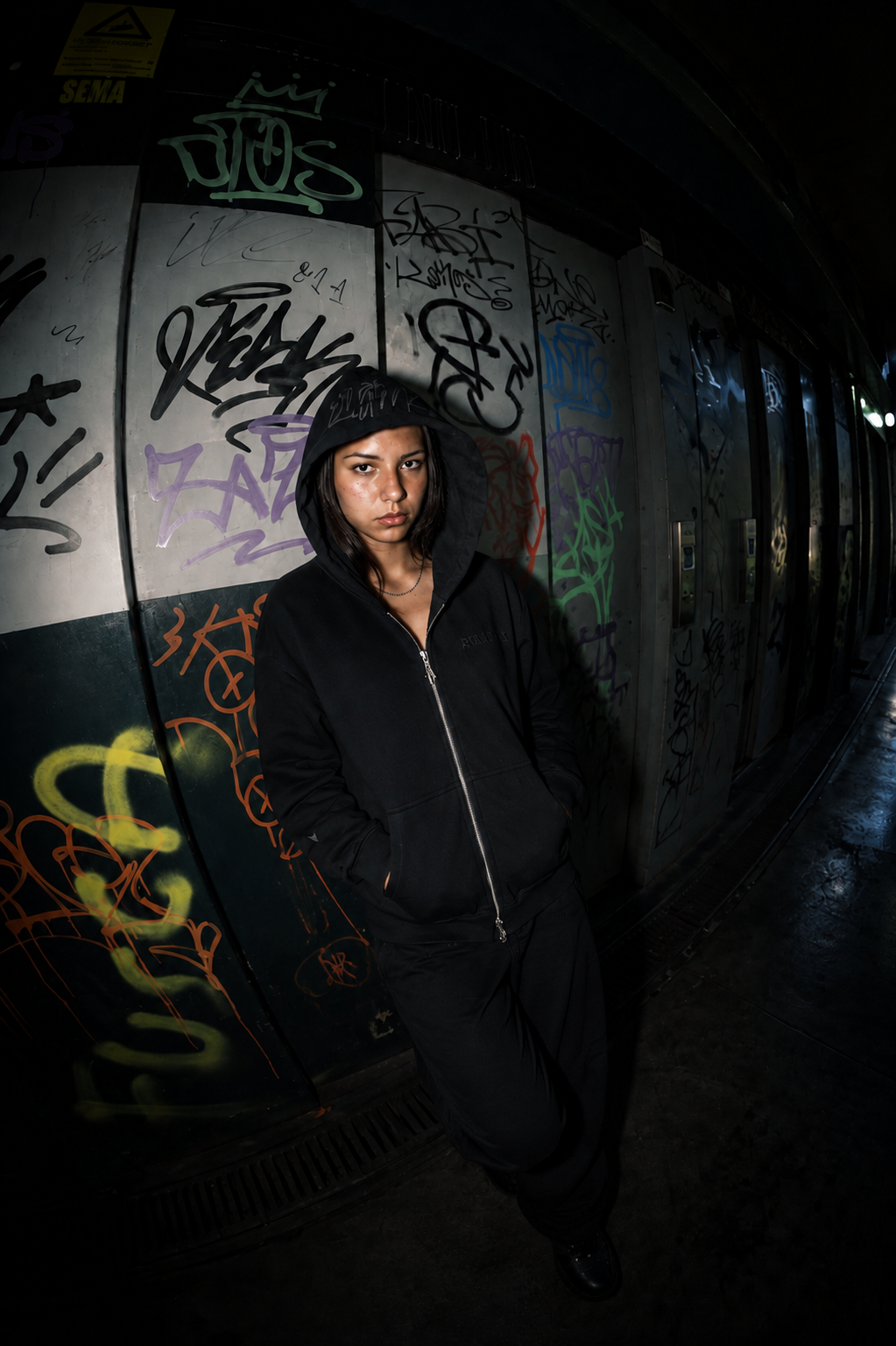 ALL OF ME ZIP HOODIE — BLACK (Pre-Order)